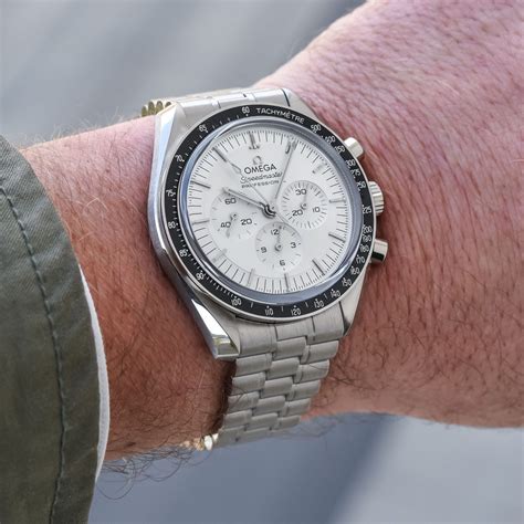 omega speedmaster white dial price